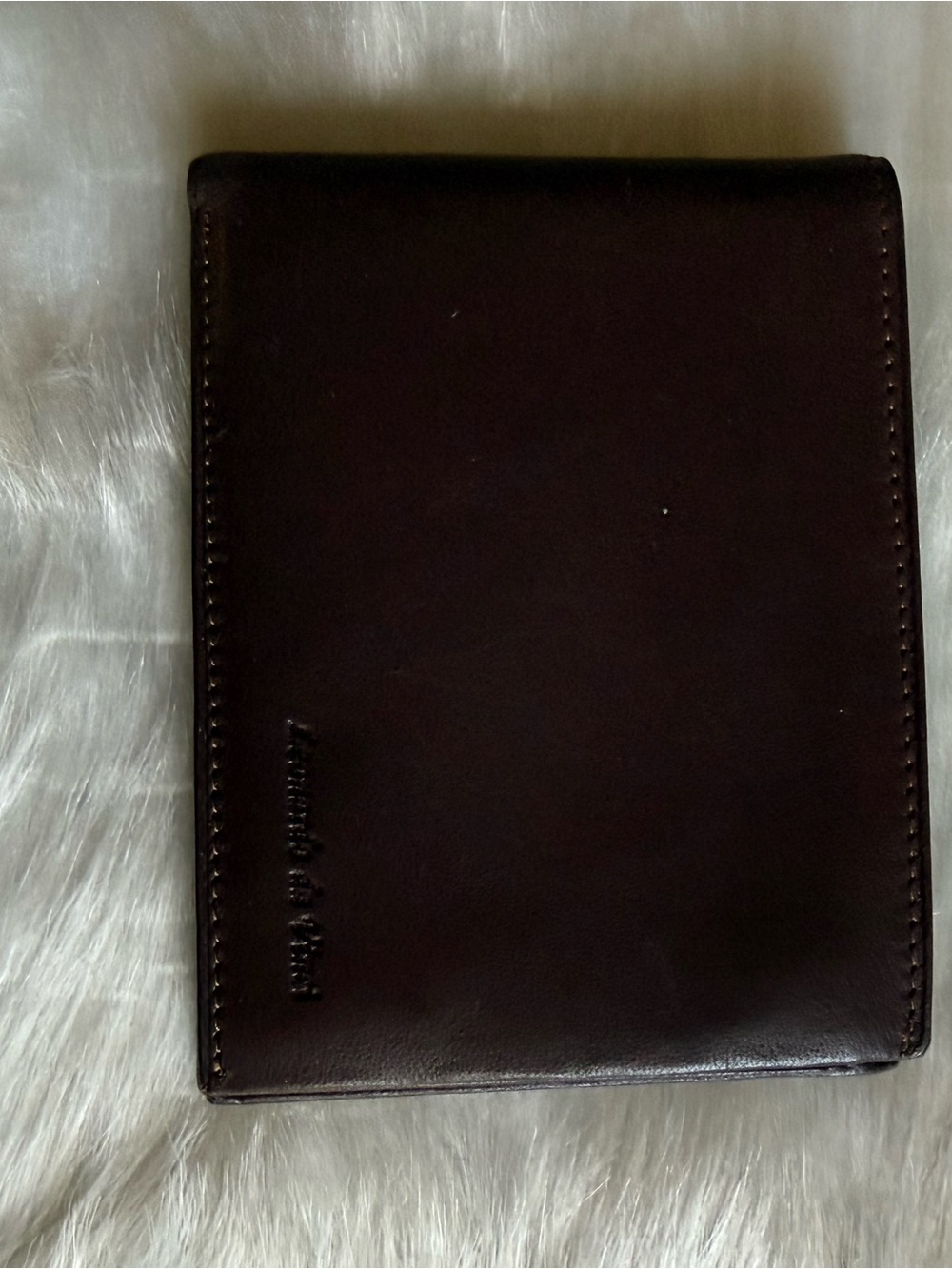 Men’s Leonardo Da Vinci Dark Brown Bifold Wallet
